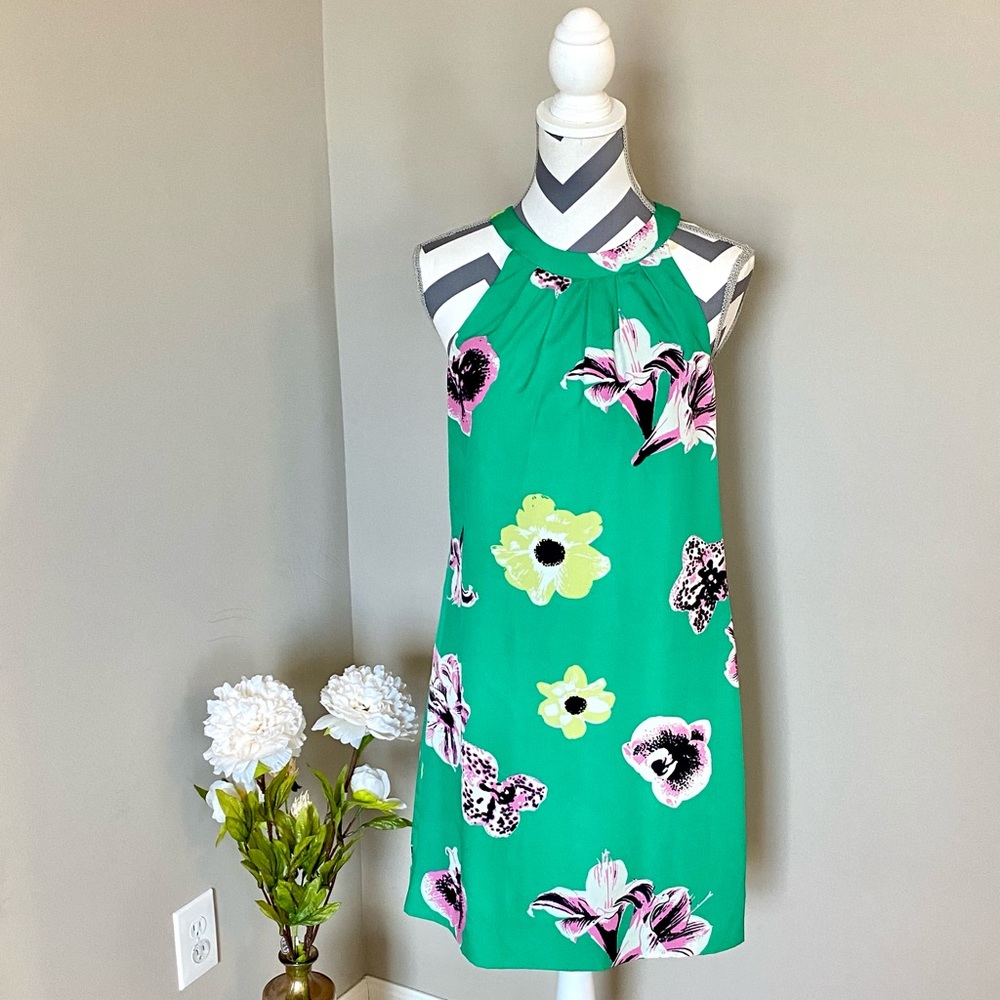 J Crew Floral Halter Dress - Size 2
